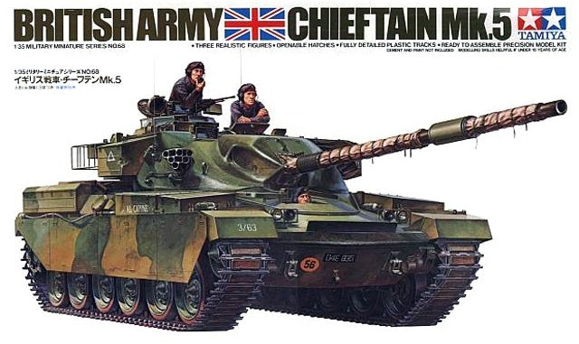 Tamiya 1/35 British Chieftain Mk.5 Tank Model Scale KIt 35068