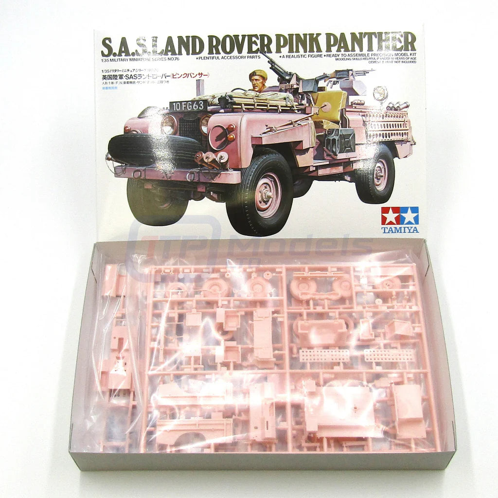 Tamiya 1/35 SAS British Pink Panther military Model Kit 35076