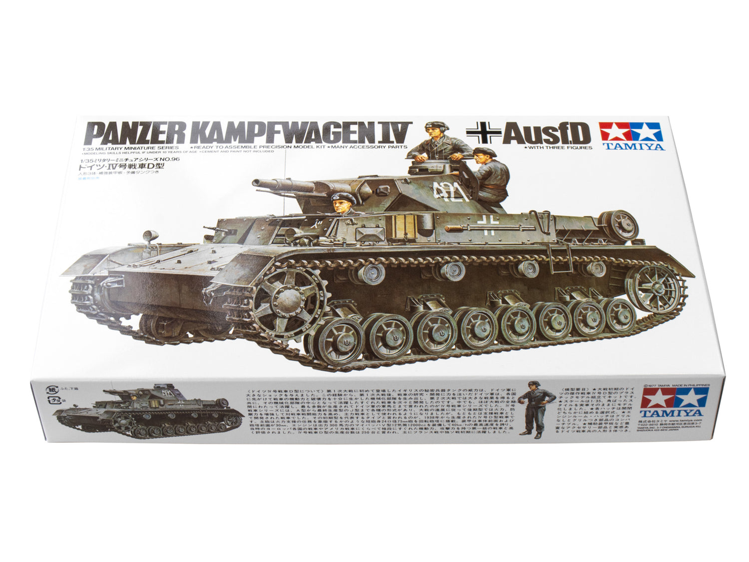 Tamiya 1/35 German Pz.Kpw IV Ausf.D Tank Scale model Kit 35096