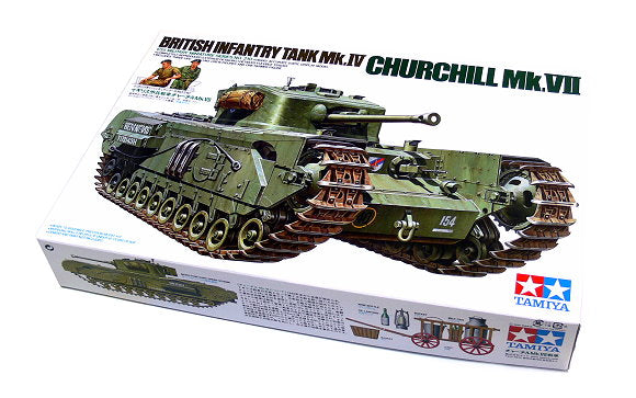 Tamiya 1/35 British Infantry Tank Churchill Mk.VII military Model kit 35210