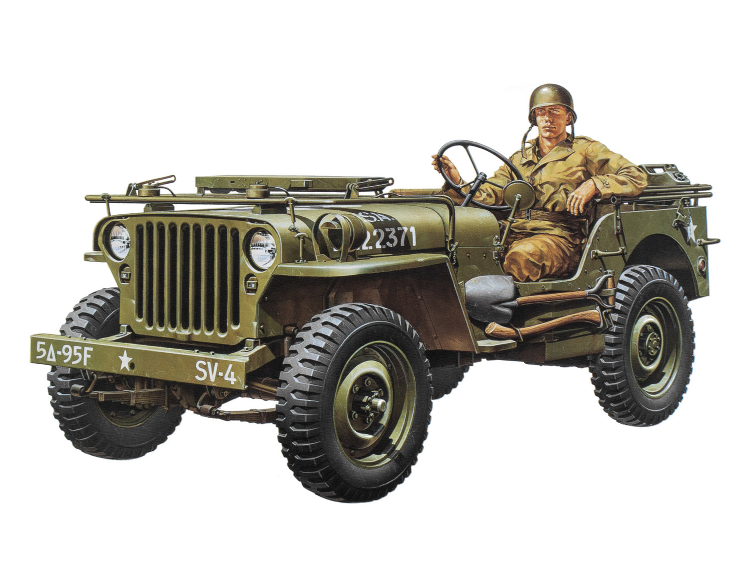 Tamiya 1/35 Jeep Willys MB 1/4-Ton Truck Scale model kit 35219