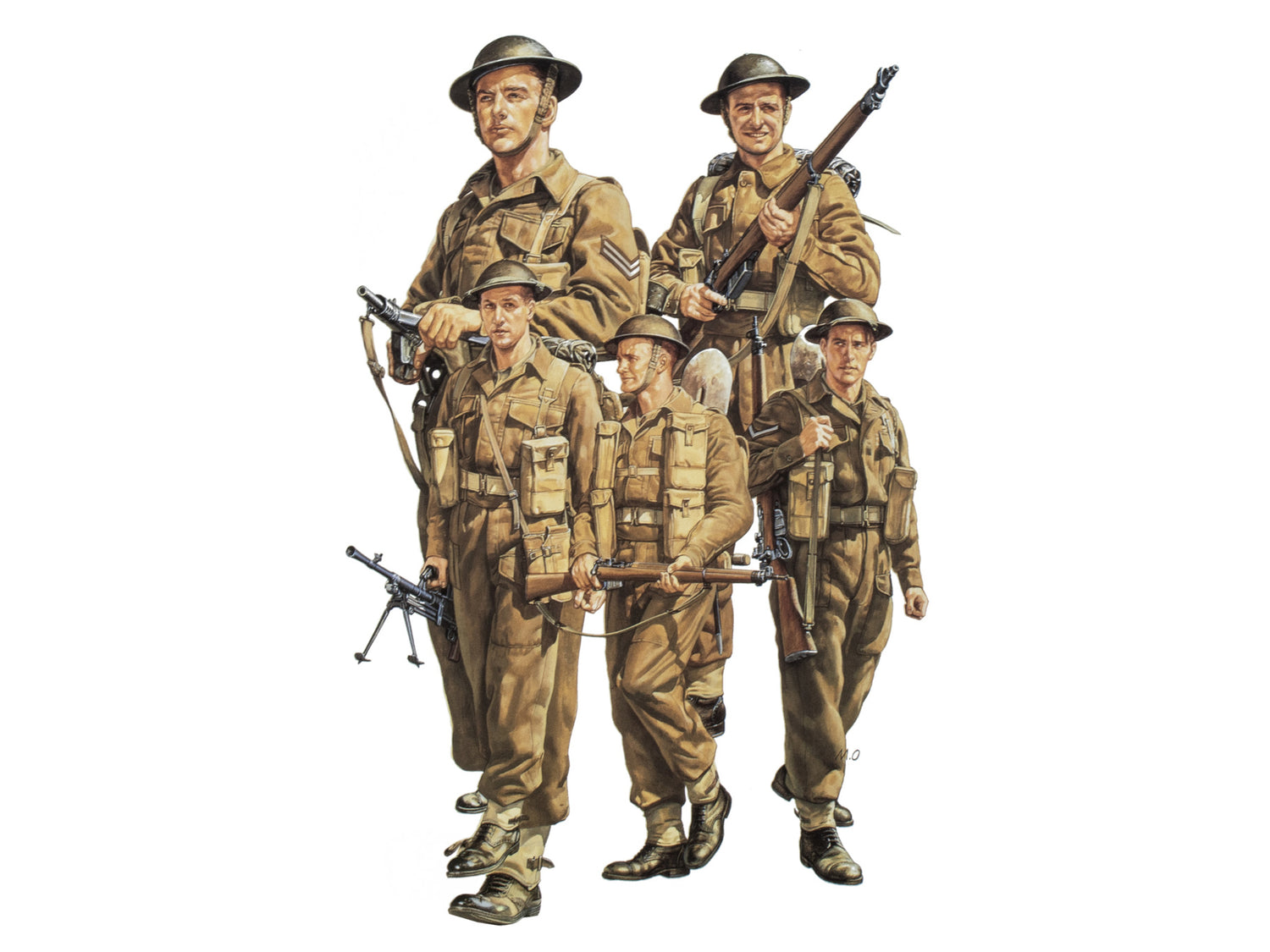 Tamiya 1/35 British Infantry On Patrol Scale Model Kit 35223