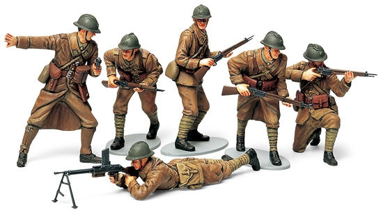 Tamiya 1/35 WWII FRENCH INFANTRY SET figures military scale model kit