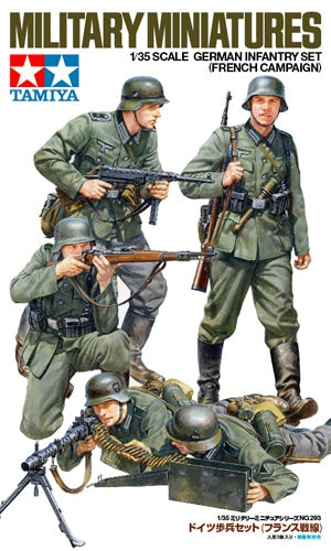 Tamiya 1/35 GERMAN INFANTRY SET (FRENCH CAMPAIGN) Figures Model Kit