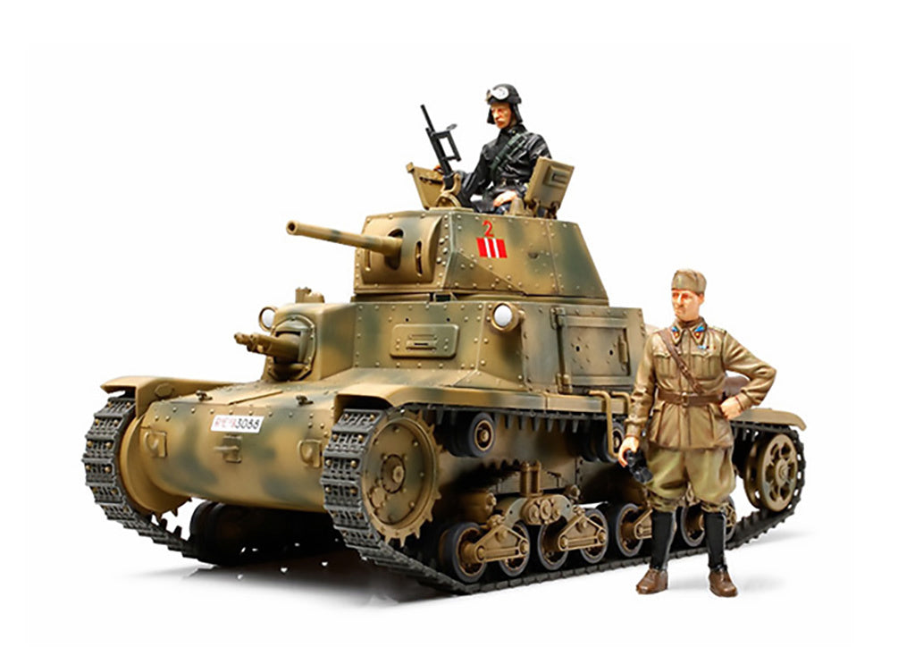 Tamiya 1/35 Med Tank Carro Armator M13/40 Tank Scale Model Kit 35296