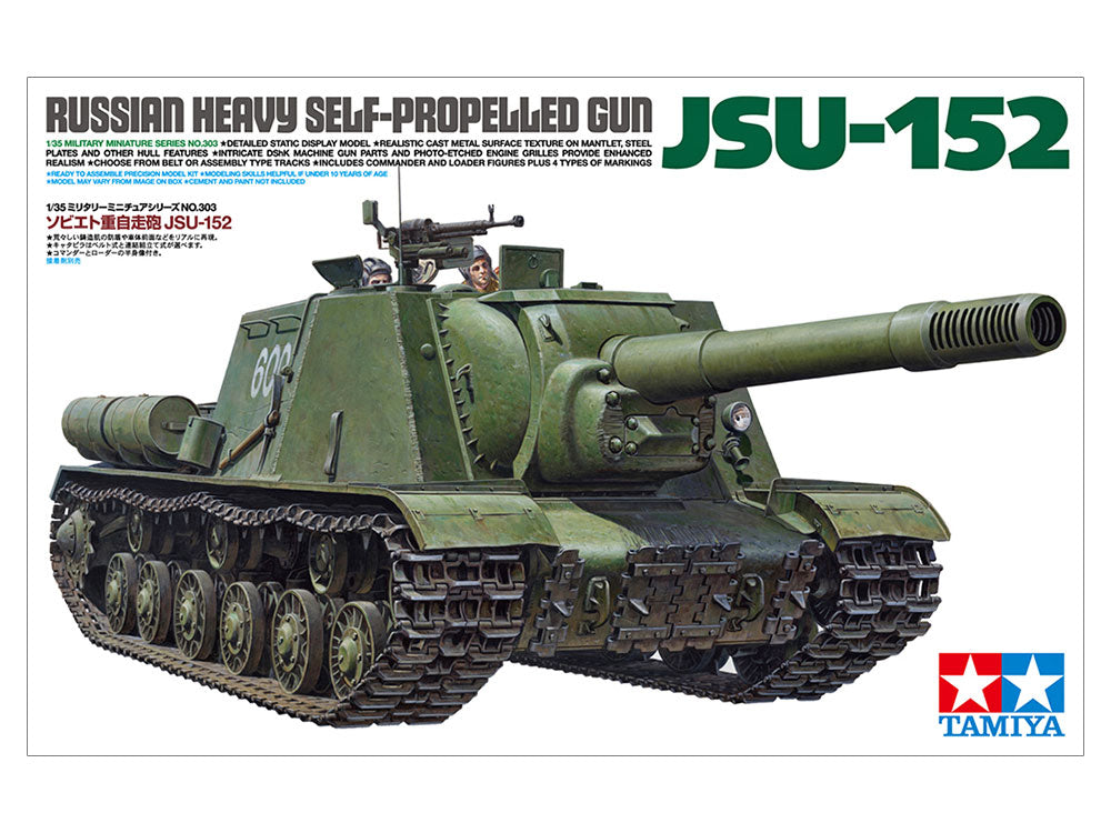 Tamyia 1/35 RUSSIAN HEAVY SP GUN JSU-152 Tank Scale Model Kit 35303