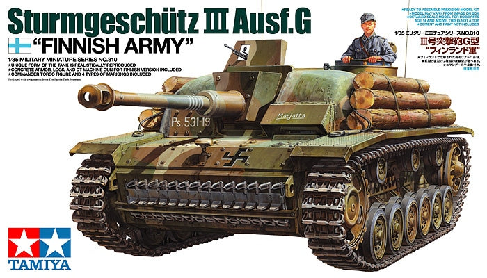 Tamiya 1/35 STURMGESCHUTZ III AUSF.G Tank model Kit 35310