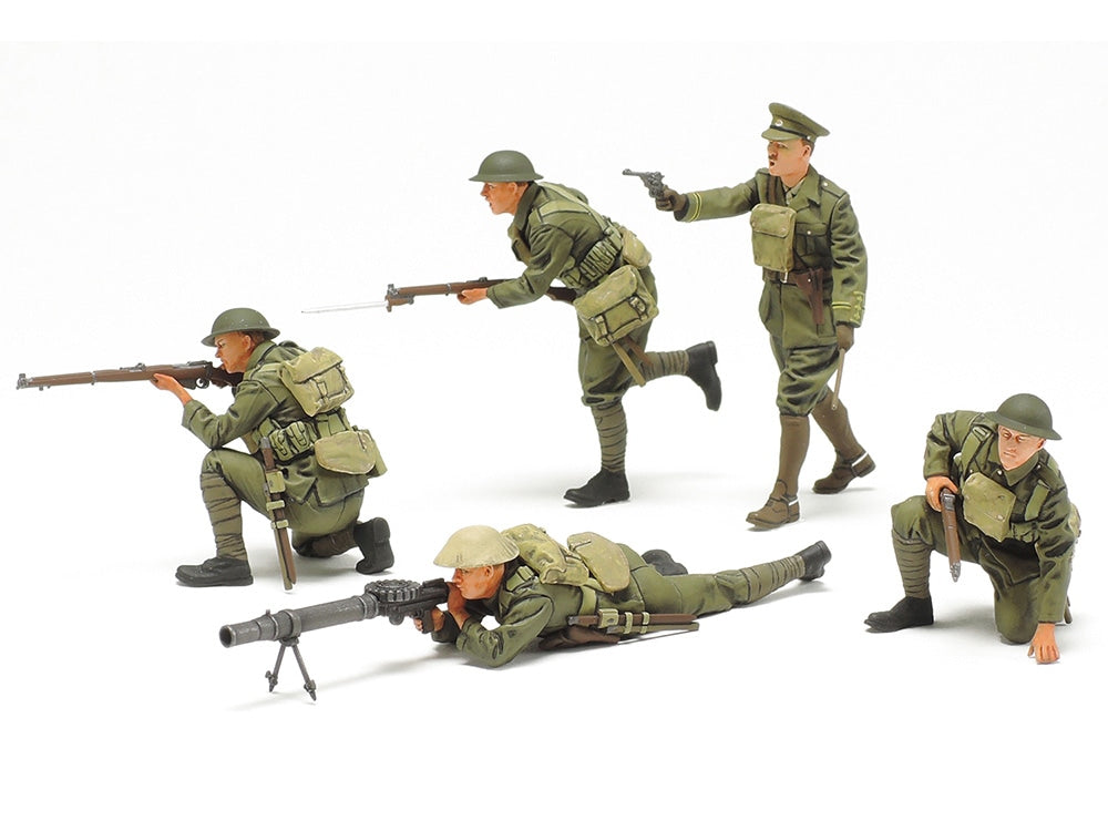 Tamiya 1/35 WWI British Infantry Set Figures Scale Model Kit 35339
