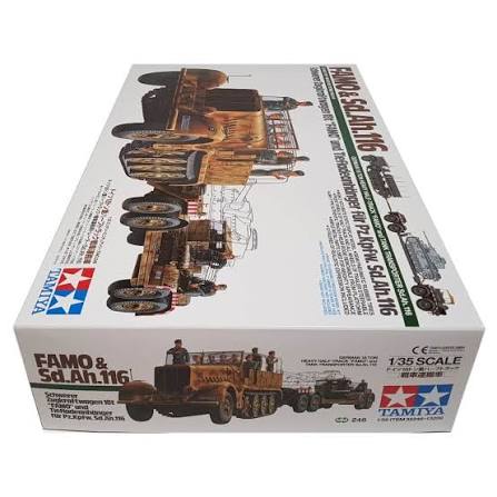 Tamiya 1/35 German Famo And Tank Transporter Scale Model Kit 35246