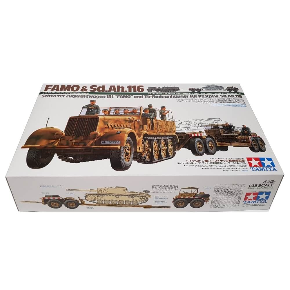 Tamiya 1/35 German Famo And Tank Transporter Scale Model Kit 35246