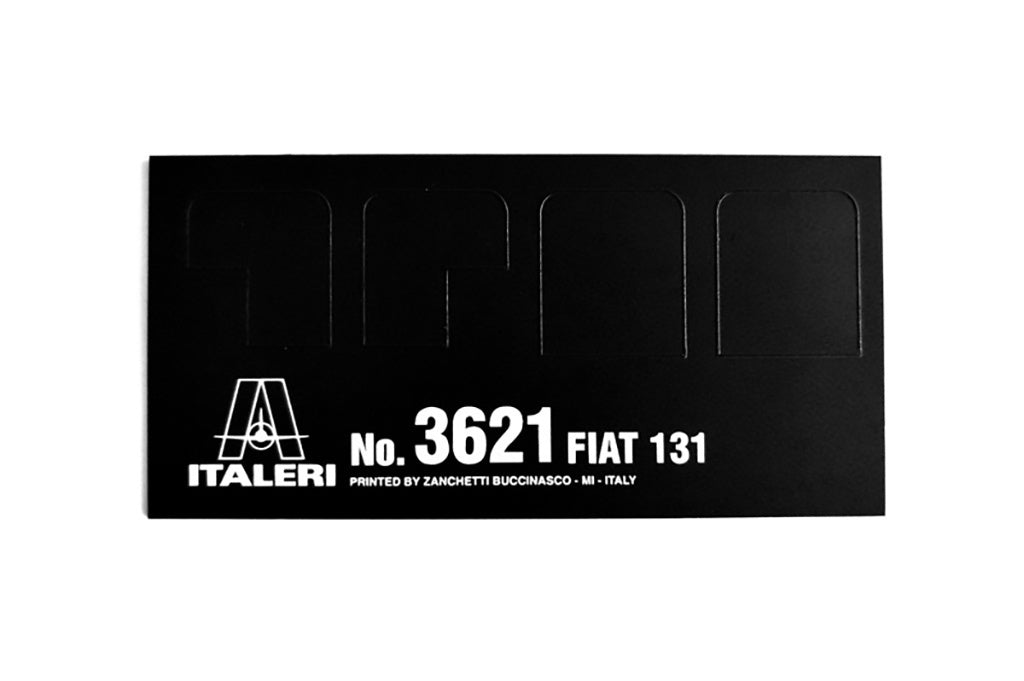 Italeri 1/24 Fiat 131 Abarth 1977 San Remo Rally Winner Model Car Kit 3621