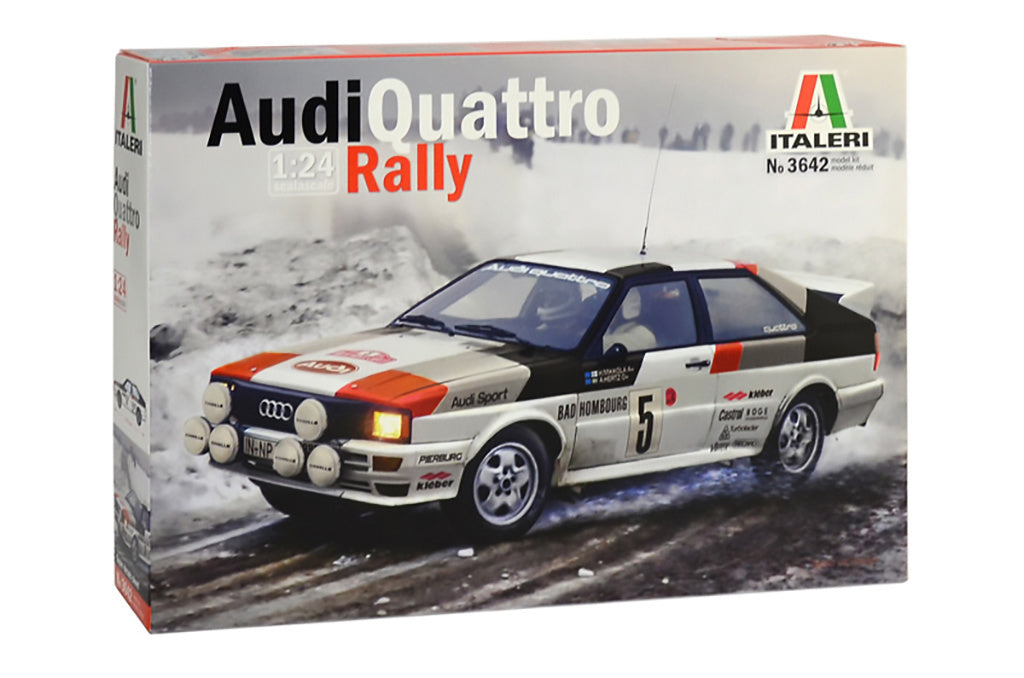 Italeri 1/24 Audi Quattro Rally Model Rally Car Kit 3642