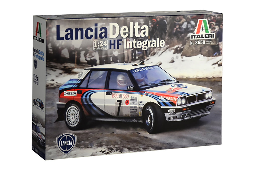 Italeri Lancia HF Integrale 1/24 Scale Model Rally Car kit 3658