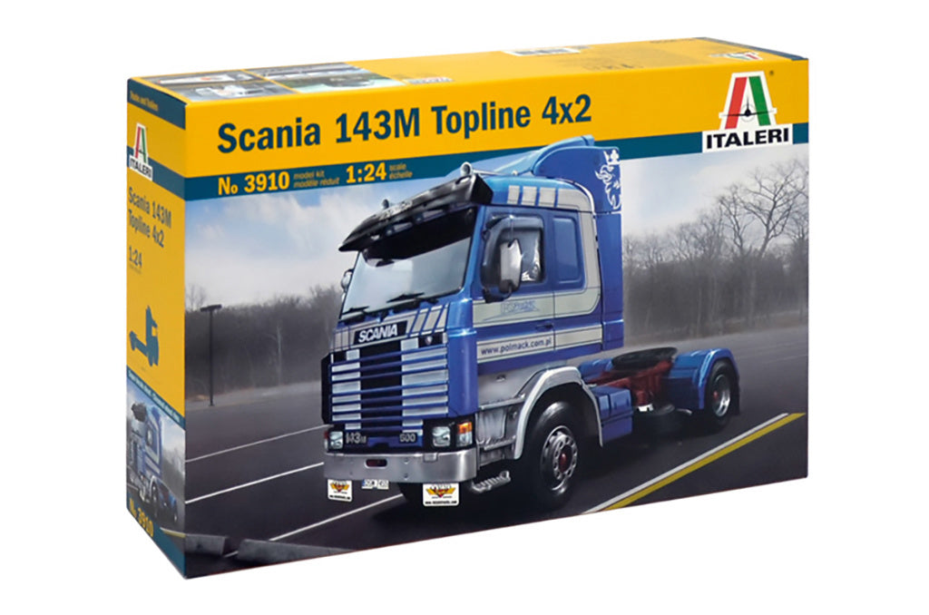 Italeri 1:24 SCANIA 143M TOPLINE 4x2 TRUCK Scale Model Kit 3910