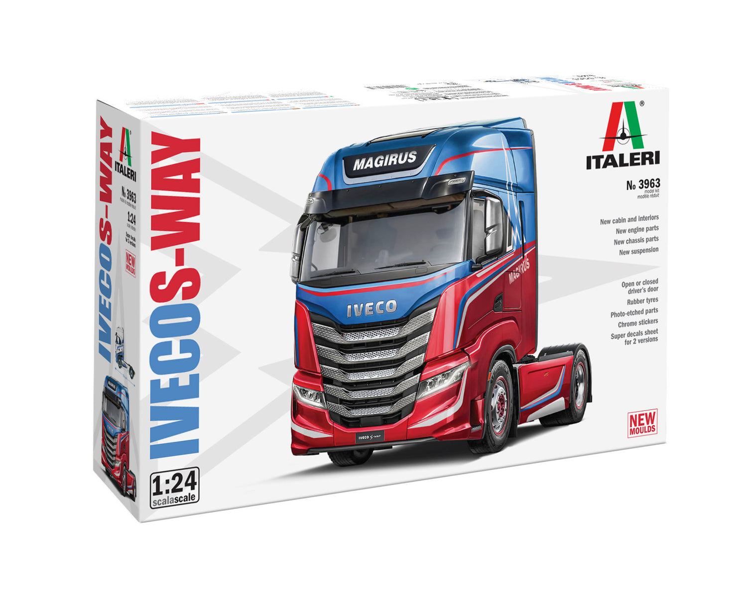 Italeri 1:24 Iveco Stralis S-Way Truck Scale Model Kit 3963
