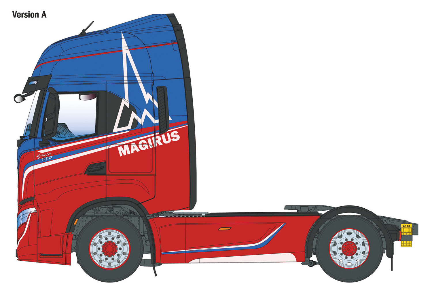 Italeri 1:24 Iveco Stralis S-Way Truck Scale Model Kit 3963