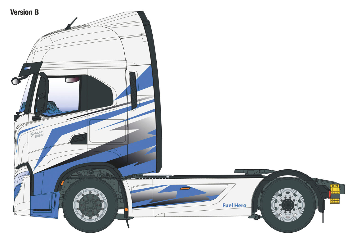 Italeri 1:24 Iveco Stralis S-Way Truck Scale Model Kit 3963