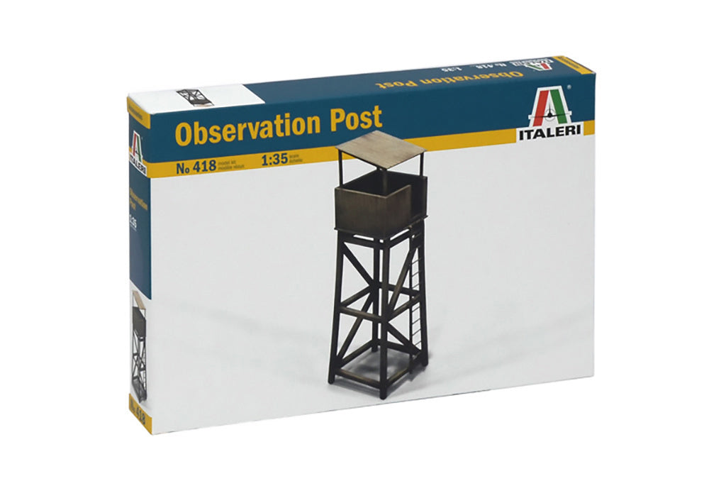 Italeri 1/35 OBSERVATION POST DIORAMMA Scale Model Kit 418