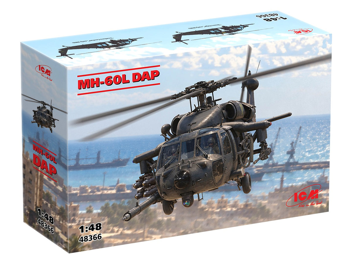 ICM 1/48 MH-60L DAP U.S. Special Forces Attack Helicopter Scale Model Kit