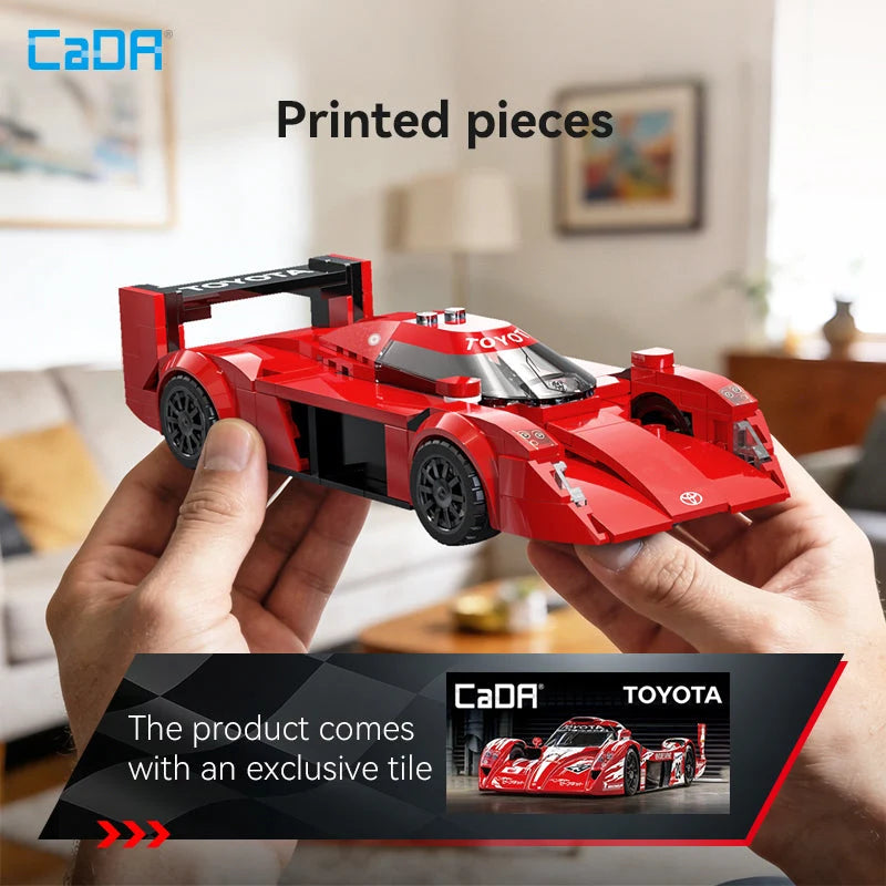 CaDA 1:24 Toyota GT-One Racing Car - 272 pcs Building Block Set