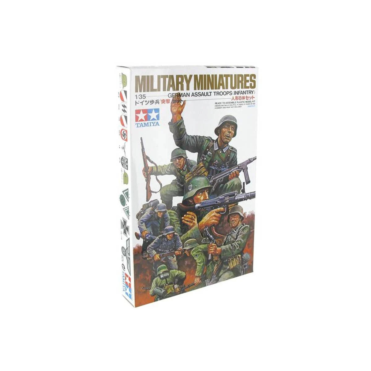 TAMIYA 1/35 GERMAN ASSAULT TROOPS Scale Model Figures 35030