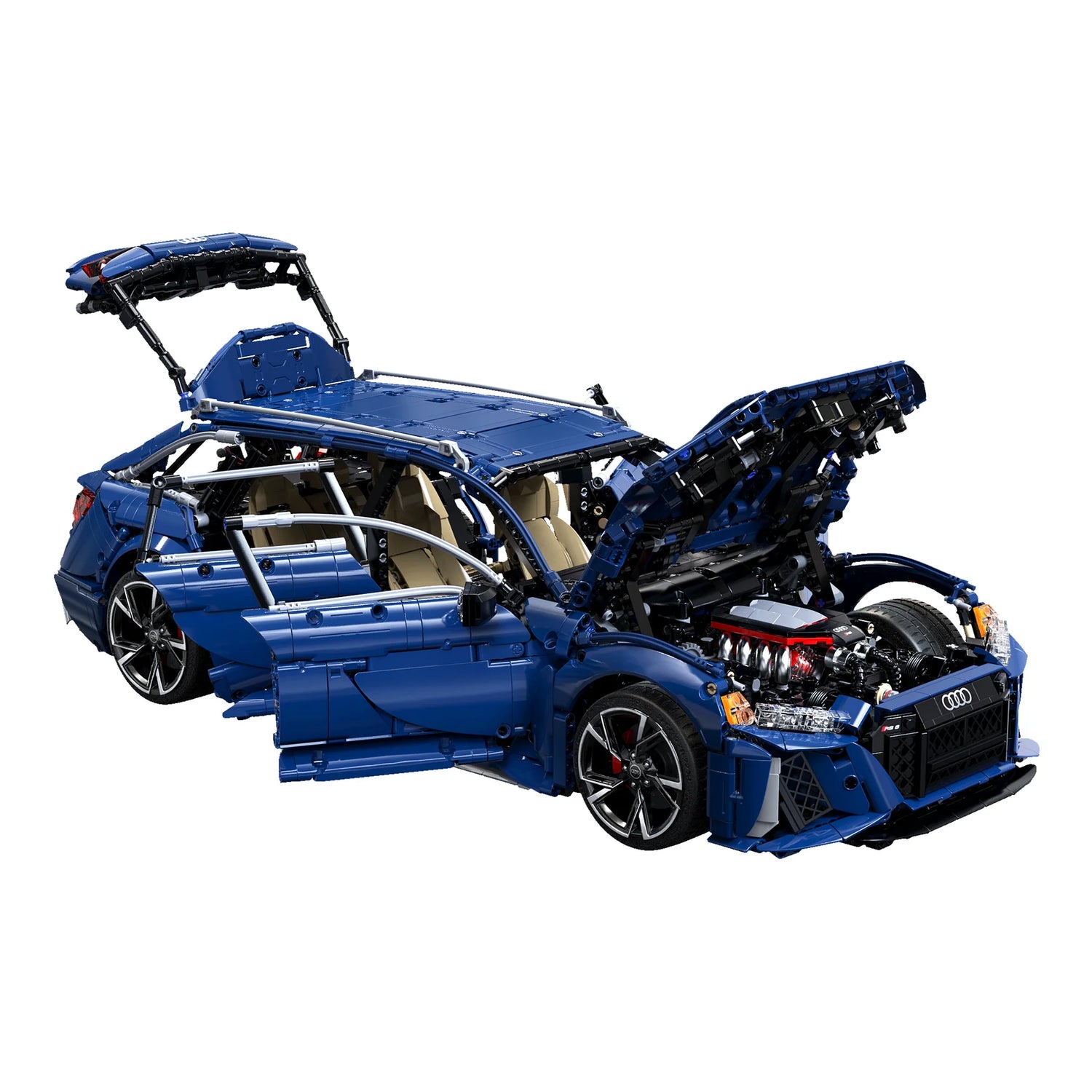 CaDA Audi RS6 Avant (2019) Master Series 1:8 Brick Model 4663pcs C61615W