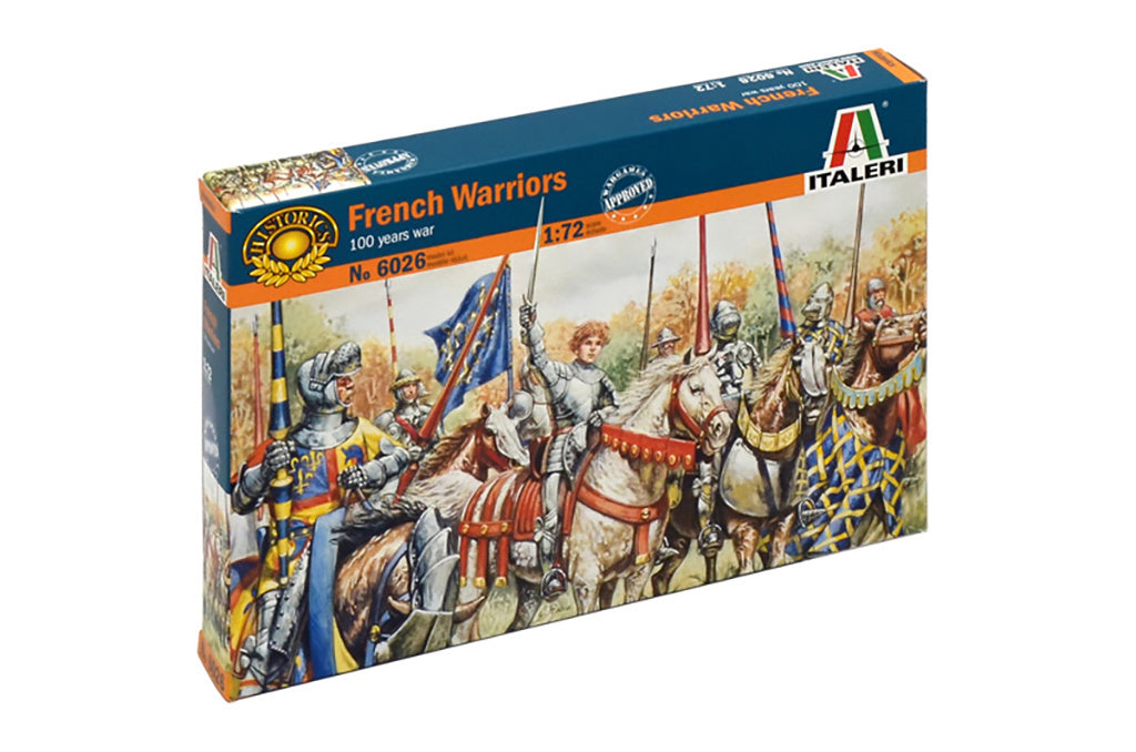 Italeri 1/75 FRENCH WARRIORS (100 YEARS WAR) Model Figures 6026