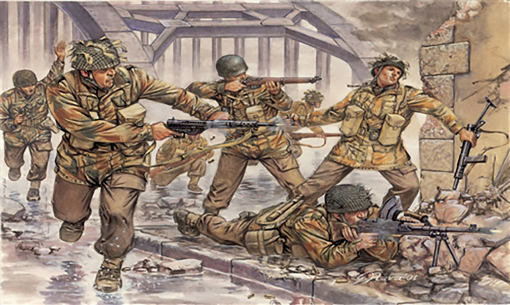 1/72 WWII- BRITISH PARATROOPERS RED DEVILS