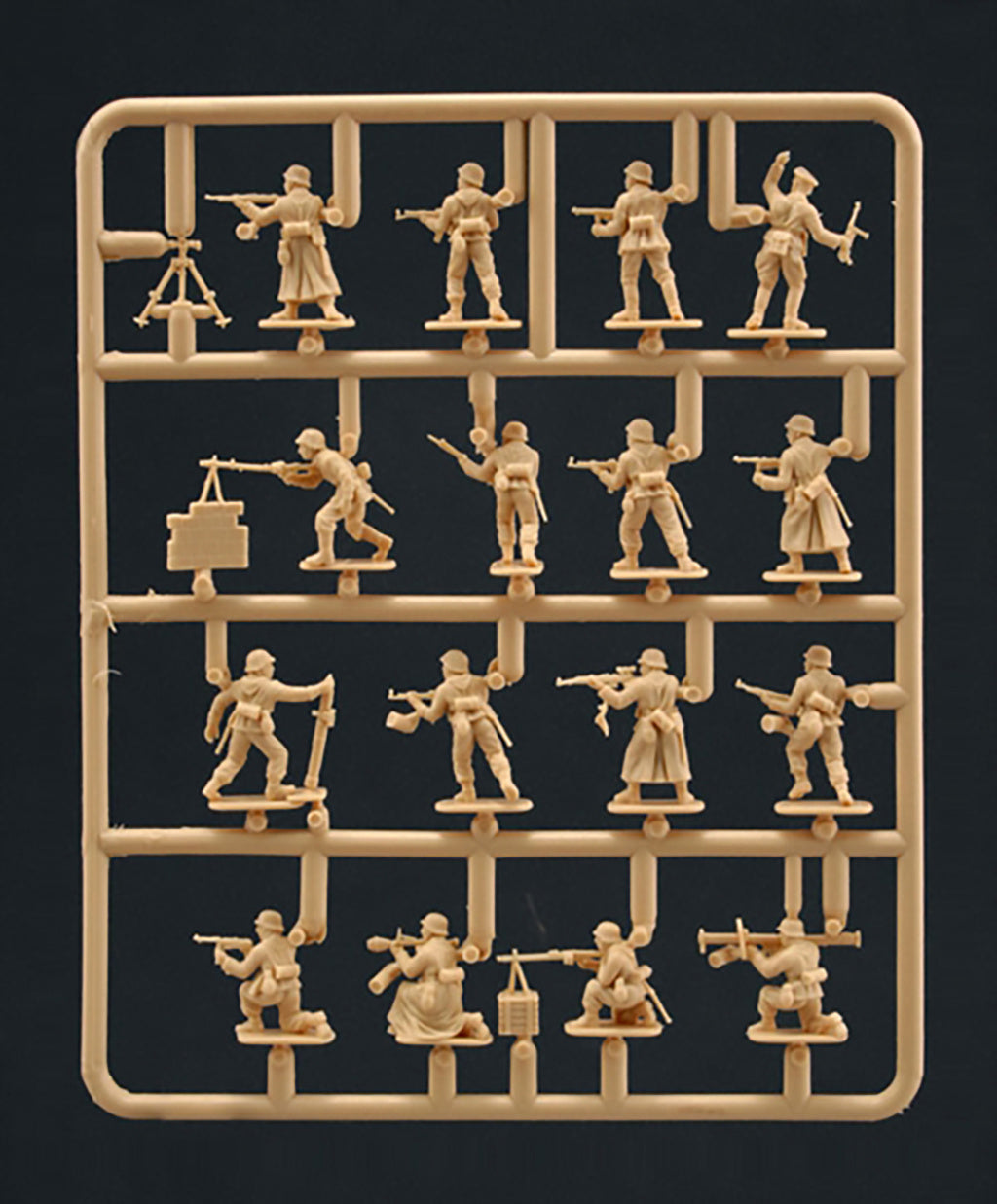 Italeri 1/72 WWII-GERMAN ELITE TROOPS FIGURES Scale Model Kit 6068