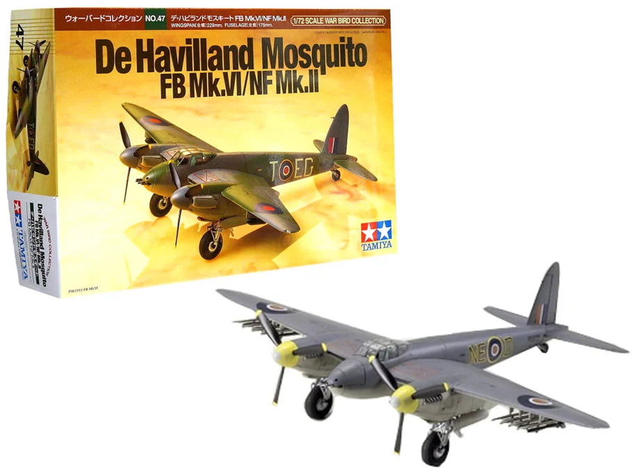 Tamiya 1/72 DEHAVILLAND MOSQUITO Model Kit 60747