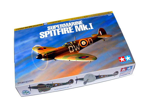 Tamiya 1/72 SUPERMARINE SPITFIRE MK.1 Scale Model Kit 60748