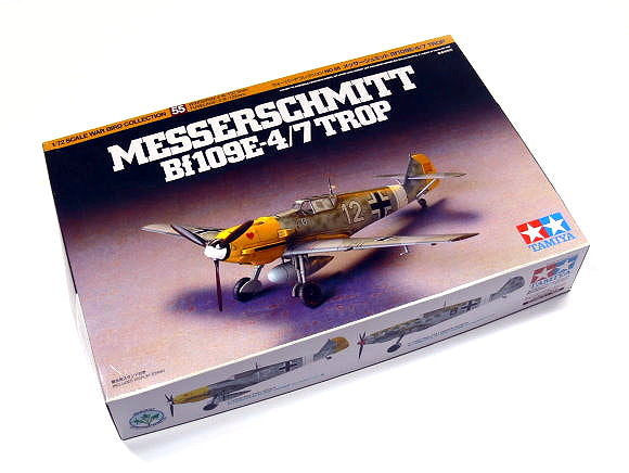 Tamiya 1/72 MESSERSCHMITT BF109 E-4/7  Model Kit Aircraft 60755
