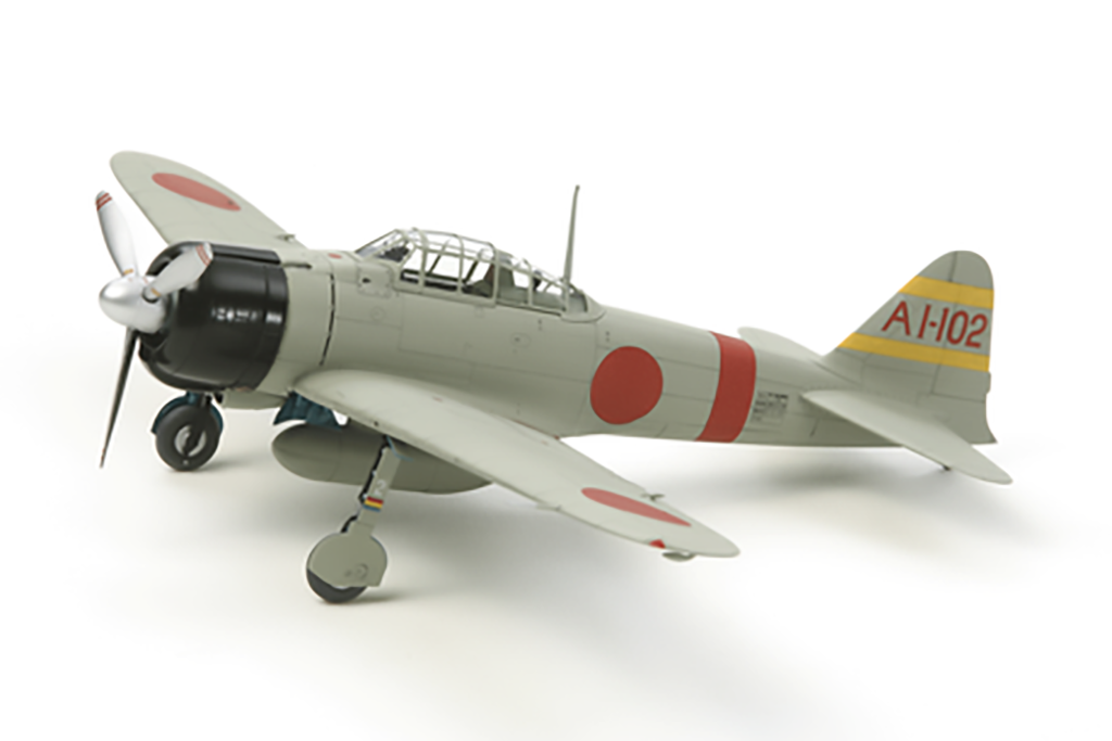 Tamiya 1/72 MITSUBISHI A6M2B (ZEKE) - ZERO FIGHTER Plane Model Kit 60780