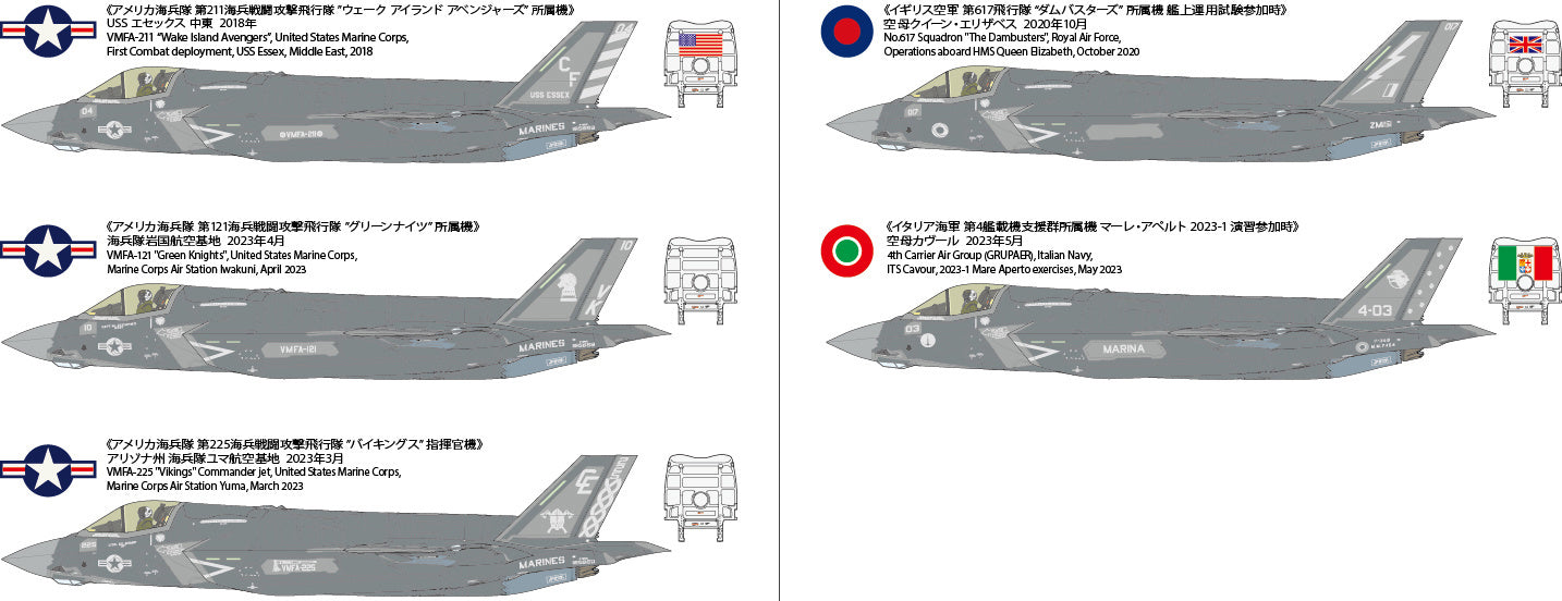 Tamiya 1/72 F-35B Lightning II Fighter jet model Kit 60793