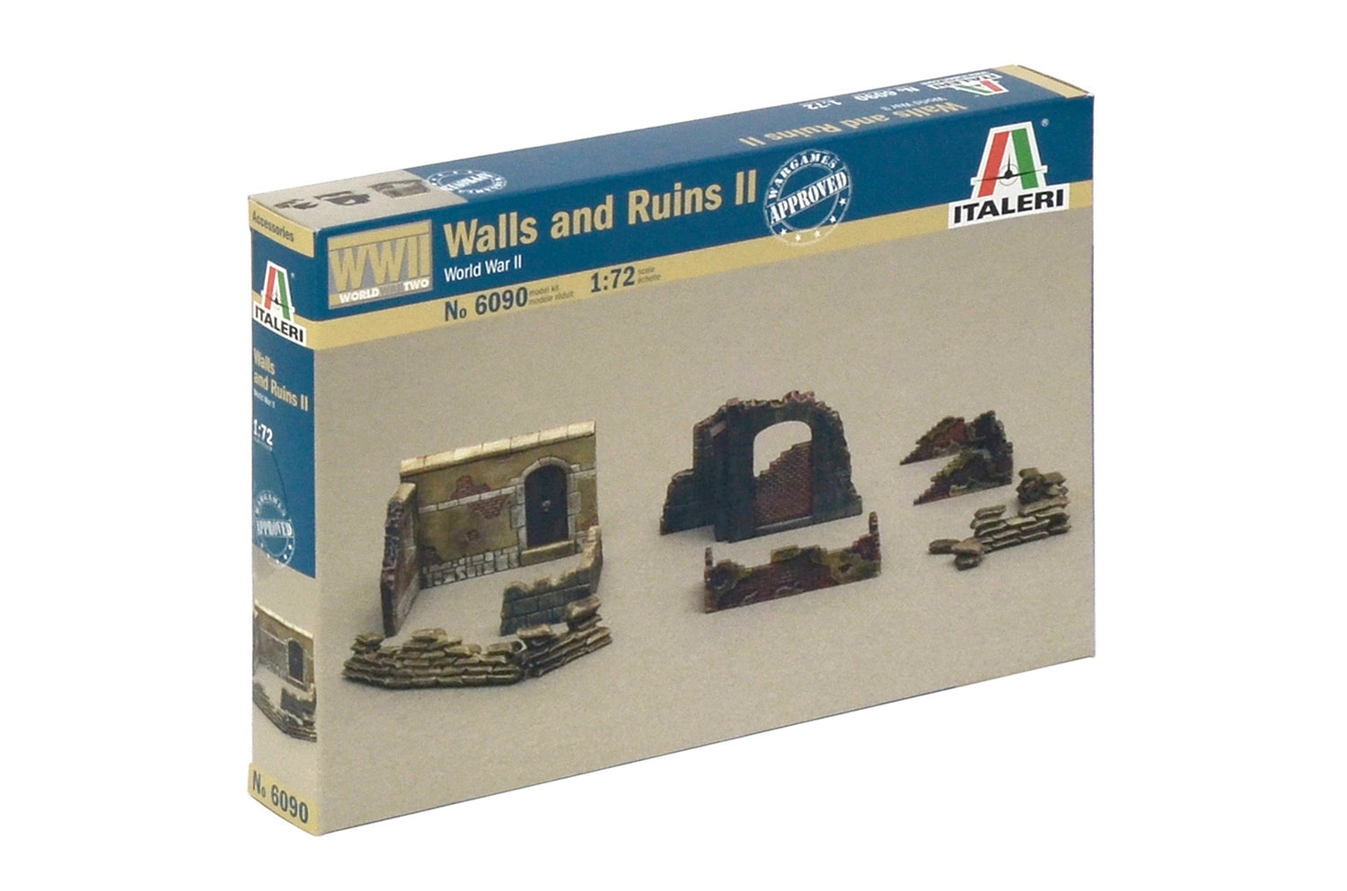 Italeri Walls & Ruins II Diorama 1/75 Military Kit 6090