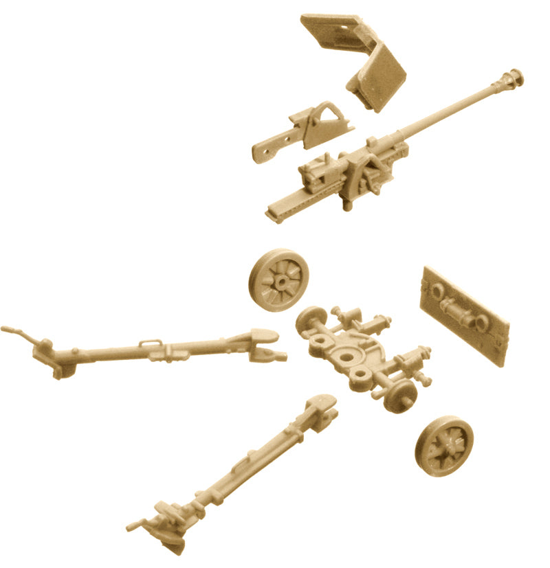 Italeri 1/72 WWII German Pak40 AT Gun with Crew model Kit 6096