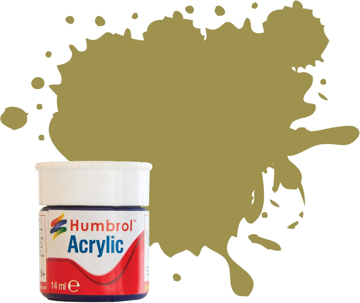 HUMBROL Acrylic Model Paint 14ml - ALL COLOURS - Matt Gloss Satin Metallic Airfix