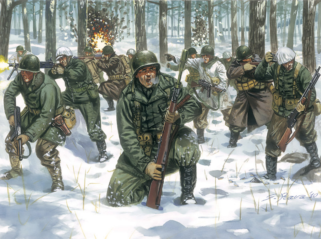 1/72 US INFANTRY WW2  (WINTER UNIFORM)