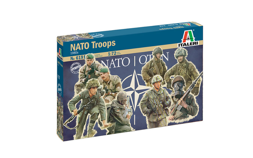 Italeri 1/72 48 x Nato troops (1980s) Figures 6191 Model kit