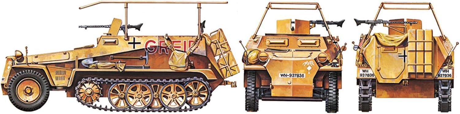 Tamiya 1/35 German Sd.Kfz. 250/3 Greif Half track Military Scale model kit 35113