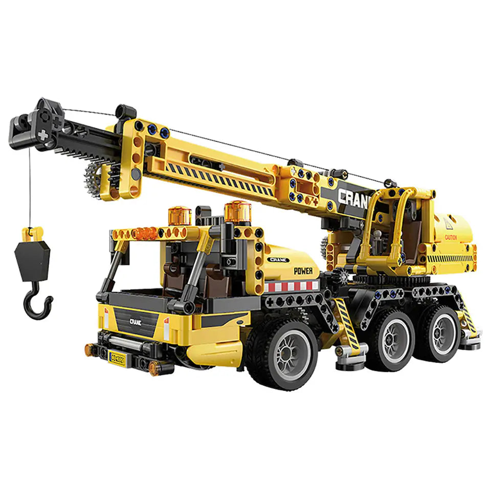 CaDA Mobile Construction Crane - 658 pcs Building Brick Set C65005W