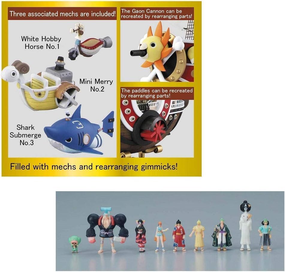 Bandai One Piece Thousand Sunny Land of Wano Version Ship Model Kit