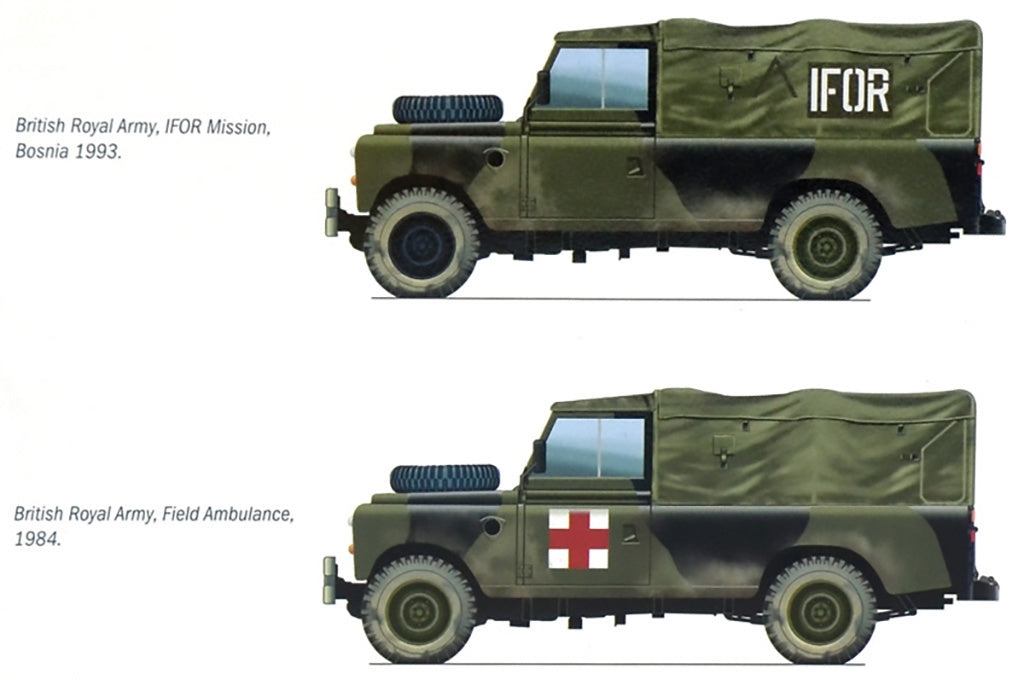 Italeri 1/35 LAND ROVER 109' LWB military Scale Model Kit 6508
