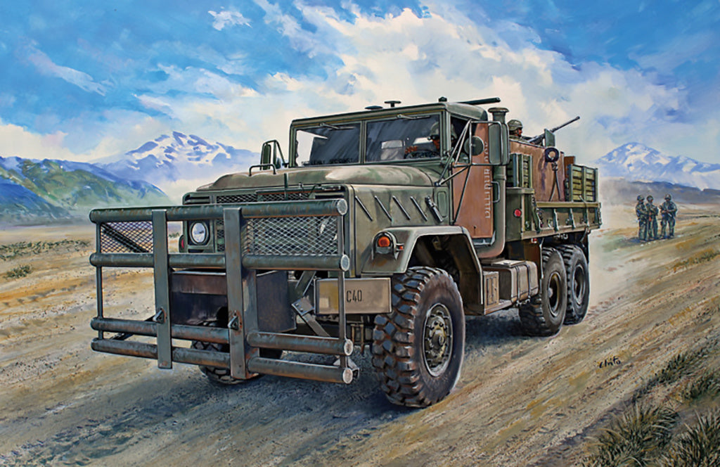 Italeri model military kit 1/35 M923 "HILLBILLY" Gun Truck 6513