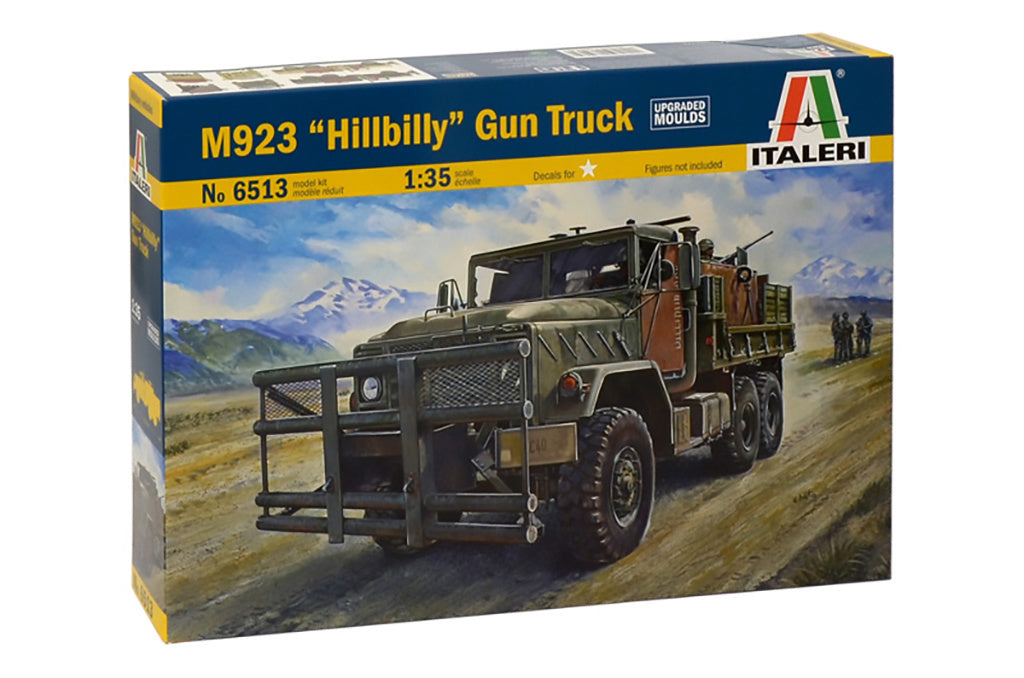 Italeri model military kit 1/35 M923 "HILLBILLY" Gun Truck 6513