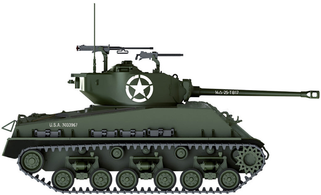 Italeri  1/35  M4A3E8 SHERMAN - EASY 8 model military Tank kit 6529