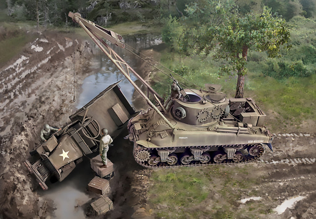 Italeri 1:35 M32 Recovery Vehicle Scale Model Kit 6547