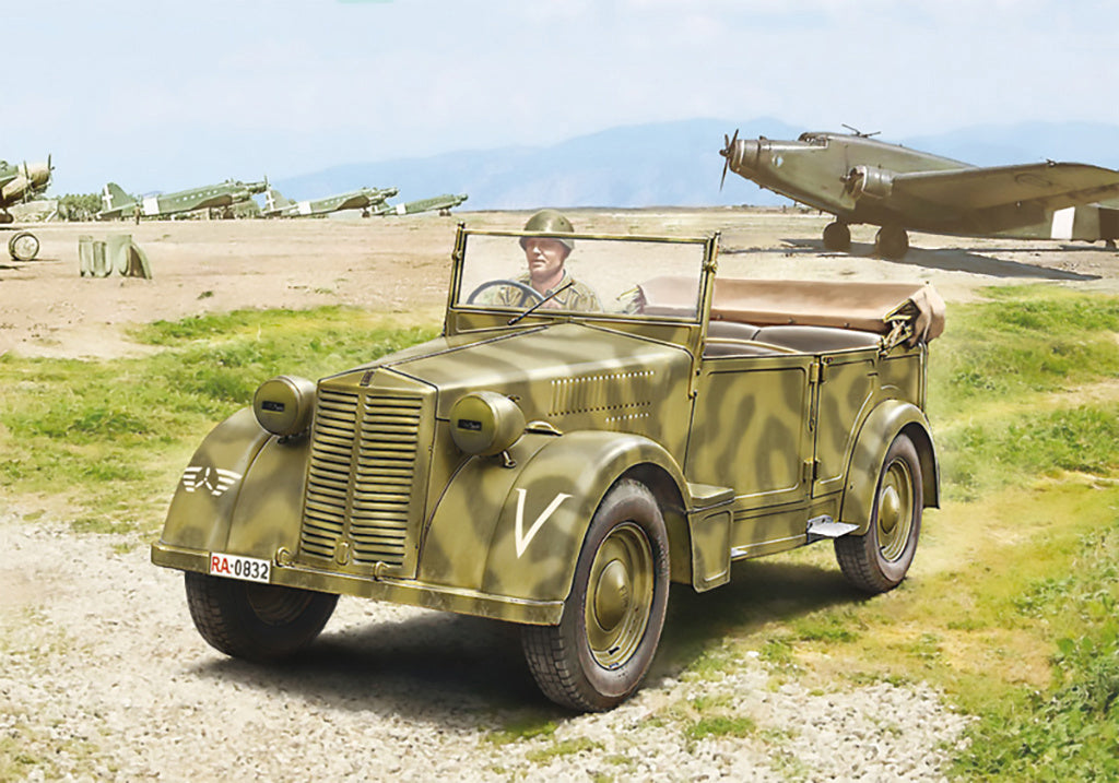 FIAT 508 CM “Coloniale” with crew