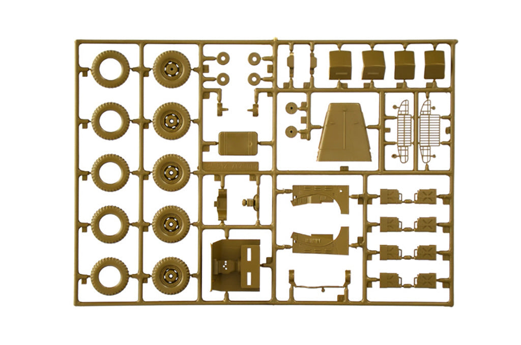 Italeri 1/35 37 mm Gun Motor Carriage M6 Jeep Scale Model kit 6555