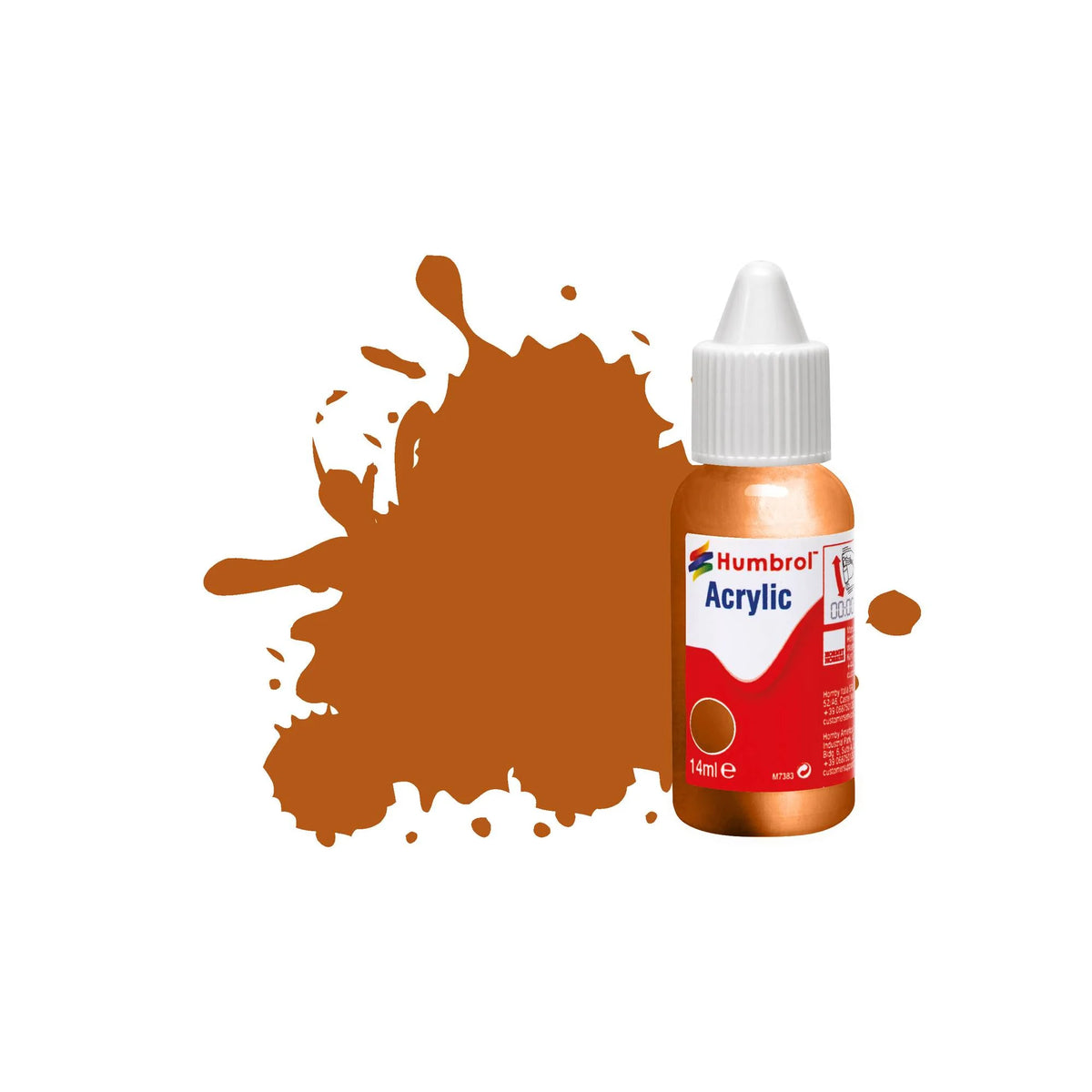 HUMBROL Acrylic Dropper Bottle Model Paint 14ml ALL COLOURS Matt Gloss Satin Airfix